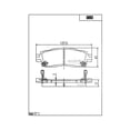 thumbnail image 1 of Balatas Semimetálicas DYNAMIK Traverse 2009 A 2015 Chevrolet V6 3.6L Trasero, 1 of 4