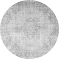 thumbnail image 1 of Ahgly Company Indoor Round Persian Gray Traditional Area Rugs, 5' Round, 1 of 1