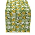 thumbnail image 1 of asddcavvf Petit Drapeau de Table Frais Printemps et Été Nappe en Lin Imprimé Fleurs 4, 1 of 6