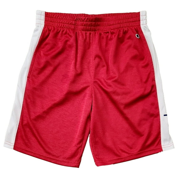 Champion Boys Red & White Athletic Shorts With Elastic Waistband X-Large 18-20