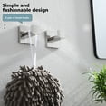 thumbnail image 4 of KOKOSIRI Bath Towel Hook Square Robe Hook Coat Hook Bathroom Kitchen Polished Chrome B1010CH-P2, 4 of 8