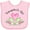 AD-Pink, variant on Inktastic Pawpaw's Girl Heart Flowers Girls Baby Bib