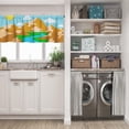 thumbnail image 5 of LALILO Kitchen Curtains and Valances Set of 3 36" Natural Window Treatment Tiers for Window Decor, 5 of 5