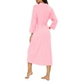 thumbnail image 7 of MINTREUS Women Kimono Robes Long Knit Bathrobe Lightweight Soft Knit Sleepwear Ladies Loungewear Spa Bathrobe, 7 of 7