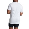 thumbnail image 4 of Fruit Of The Loom T-Shirts Classiques Blancs à Col Rond pour Hommes - Lot de 6, XLT, Blanc, 4 of 11