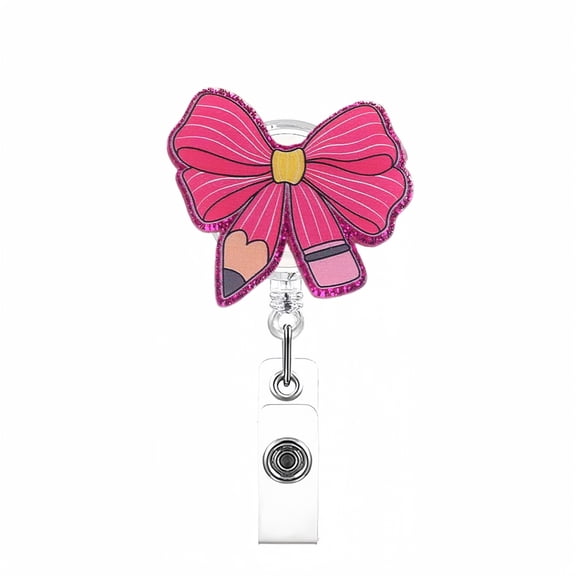 Funny Nurse Badge Reel,Cute Work Holder with Retractable Clip,Pediatric Badge Buddy,Nursing Student RN LPN CNA MA Medical Worker Teacher Doctor ID Name Badge Clip Accessories Valentines Day Gifts