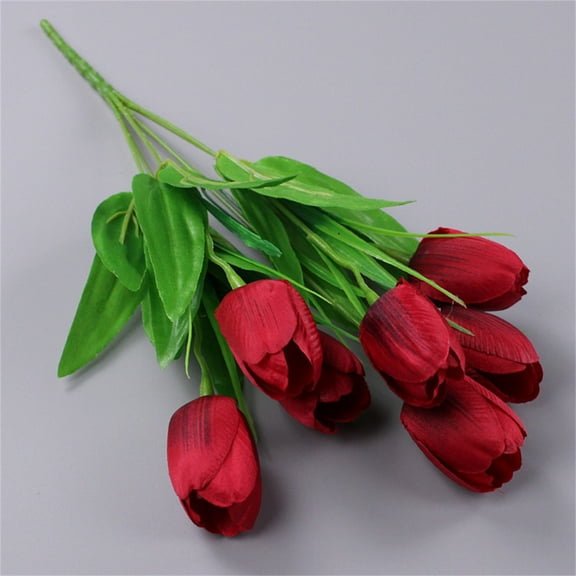 1*Carnation 7 Head Artificial Silk Fowers Bunch Wedding Home Outdoor Size 37Cm Avilable in 9 Colours