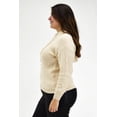 thumbnail image 2 of Suéter con perlas Roman Fashion Tallas Extras 9849 Beige 40, 2 of 7