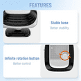thumbnail image 5 of Car Heaters for Vehicle, 2025 New Portable Car Heater Car Heater Lighter Windshield Defogger and Defroster, Upgrade 2 in 1 Heating Cooling Fast Windshield Defrost Defogger, 5 of 6