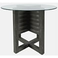 thumbnail image 2 of Jofran Altamonte Contemporary 48" Round Dining Table with Glass Top, 2 of 4