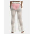 thumbnail image 2 of No Boundaries Striped Crochet Pants Coverup, Women's, 2 of 4