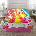 thumbnail image 5 of Franco Kids Bedding Super Soft Plush Microfiber Blanket, Twin/Full Size 62" x 90", Fluffy Unicorn, 5 of 7