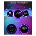 thumbnail image 2 of 2.1 Inch IPS USB Water-Cooled Screen 480x480 Secondary Display CPU GPU RAM HDD Monitor 360 Rotation for Computer Black,1 * USB Water-Cooled Screen,Black, 2 of 8