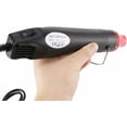 thumbnail image 2 of Pistola de aire caliente de mano de 300 W Mini pistola de aire caliente para estampar Herramienta de calor 220/110 V Enchufe europeo (negro)-, 2 of 4