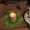 thumbnail image 6 of CuiLiyq Norfolk Pine Wreath Candle Rings, Artifical Mini Christmas Wreath Table Centerpieces Candle Wreaths, for Pillar Candles Cedar Small Wreaths for Cabinets Kitchen, 6 of 6