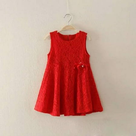Kacakid - Kacakid Toddler Baby Girl Lace Sleeveless Party Dresses ...