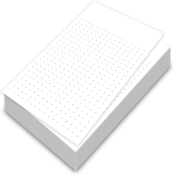 White Dot Grid Vertical Index Cards, 3” X 5” Inches | 300 Sheets Per Pack