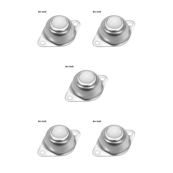 Injueey Rodamiento de transferencia de 360 °, ruedas de rodamiento universales impermeables, rodamientos de bolas de rodillos Type2 NO2