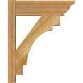 thumbnail image 3 of Ekena Millwork 6"W x 18"D x 22"H Merced Rough Sawn Traditional Outlooker, Western Red Cedar, 3 of 4