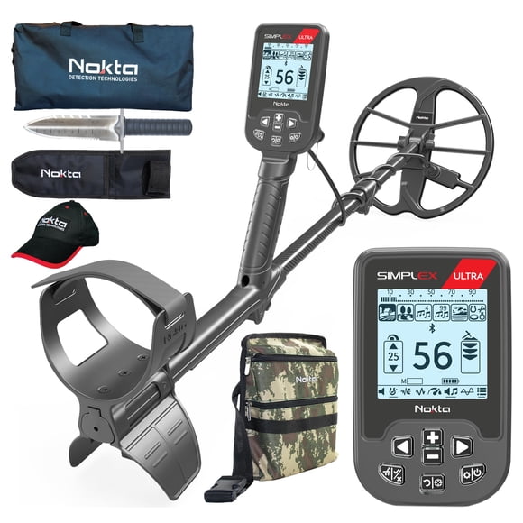 Detector de Metales Nokta Simplex Ultra Impermeable con Kit de Bobina de 11"