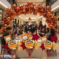 thumbnail image 2 of PMU Thanksgiving Mylar "Happy Thanksgiving" 10pc 18in Mylar Balloons Pillow Balloon Bouquet with Starburst Centerpiece Pkg/10, 2 of 5