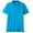 Blue, variant on Men's Short Sleeve Interlock Polo Shirt, Teal Blue, X-Large