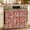Terracotta, White, Orange, variant on Swimming Pool Oven Curtain with Tie Top, Oven Skirt Curtain for Kitchen, Blue Summer Beach Sea Ocean Under OvenCover Panel for Dust & Grease Protection, Apartment RV Cabinet Curtains 27''x20''