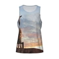 thumbnail image 4 of Easygdp Elephant Giraffe Men's Tank Top, Sleeveless Muscle T Shirts, Breathable, Quick-Dry, Loose for Gym, Running, Fitness - Large, 4 of 9
