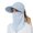 Blue, variant on Hunpta Sun Hats For Women Summer Sun Hat Outdoor Riding Face Covering Solid Color Mask Sun Hat