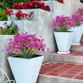 thumbnail image 6 of 12 Bundles Artificial Flowers Outdoor UV Resistant Fake Flowers No Fade Faux Plants Garden Porch Window Box Decorating, 6 of 9