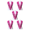 thumbnail image 3 of maskred Sturdy And Durable Lace Applique With 3D Beads And Rhinestones With Materials Are Sturdy And Durable Multiple Colors rose red A 5Set, 3 of 6