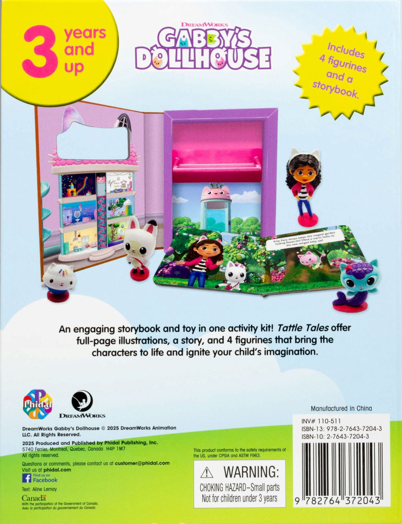 Tattle Tales Gabby's Dollhouse Walmart Exclusive (Board Book)