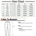 thumbnail image 2 of Bigersell Women's Classic Bootcut Pants Full Length Pants Men and Women Can Wear Solid Color Drawstring Jogging Trousers Ladies' High Skinny Pants, 2 of 7