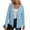 Light Blue, variant on Long Sleeve Cardigan for Women Soft Basic Knit Cardigan Solid Color Open Front Button Down Lightweight Casual Sweater with Pockets Fall Outwear Light Blue S-2XL