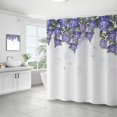 thumbnail image 1 of Cortina de baño, cortina de ducha de plantas verdes, impermeable y a prueba de moho, impresión digital 3D, partición de cortina de baño de bosque, no requiere perforación, xtl1049, 120*180, 1 of 1