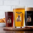 thumbnail image 4 of Happy Father's Day Best German Shepherd Cool Dad Ever 16oz Pint Beer Glass Mug Alsatian Dog Lover Gifts Beer Glasses Cup - 12007, 4 of 5