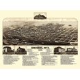 thumbnail image 2 of Stoner 14x11 White Modern Wood Framed Museum Art Print Titled - Cheyenne Wyoming - Stoner 1882, 2 of 4