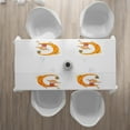 thumbnail image 3 of Ambesonne Feminine Place Mats Set of 4, Sitting on the Moon, Standard Size, Orange, 3 of 4
