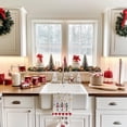 thumbnail image 2 of Nutcrackers Christmas Kitchen Towels Set of 2,Red Snowflake Xmas Tree Dish Hand Towels Holiday Home Indoor Bathroom Party Seasonal Noel Decorations DD036, 2 of 6
