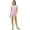 Pink, variant on Bimba Women's Cotton Nightwear Button-Down Top With Shorts Cute Night Suit Set
