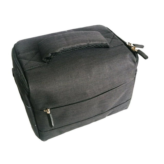 Estuche para cámara Estuche para cámara Estuche para cámara Profesional Compacto Transpirable Exterior Impermeable Suave acolchado Nylon Portátil DSLR Negro