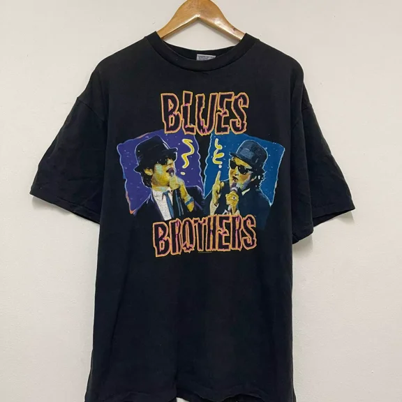 Vintage 90s The Blues Brothers 1996 American Soul Blues T-Shirt / Tour / Concert