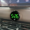 thumbnail image 2 of Slim Automotive Digital Timekeeper with Bright LED Display Easy Installation Stick On Car Clock for Enhanced Vehicle Interior, 2 of 5