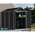 thumbnail image 4 of Rubicon 6 ft. x 8 ft. Dark Gray Garden Storage Shed, 4 of 9