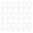 thumbnail image 1 of 24Pcs Christmas Light Clip Perfect Shingle Clip Useful Gutter Hooks (White), 1 of 6
