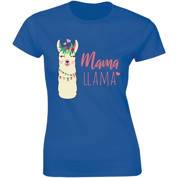 Beautiful Mama Llama Gift for wife / Mother Mother's Day Women's T-Shirt