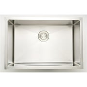 27 in. Rectangle CSA Approved 18 Gauge Stainless Steel Kitchen Sink