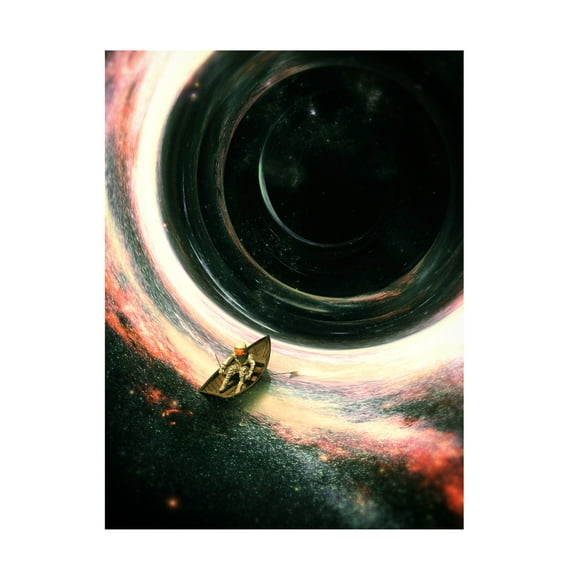 Canvas Wall Art - Francis Minoza 'Lost Sailor' Wall Art for Living Room, Bedroom, or Office D?cor by Trademark Fine Art - 14 x 19 Inches