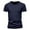 Dark Blue, variant on Mens Fashion Casual Solid Color Cot Ton O Neck Short Sleeve T Shirt Top Mens Shirts Large Rub Some Dirt on It Shirt Men Medium Shirts Long Sleeves for Men Men Tee Tops T Shirts for Men Loose