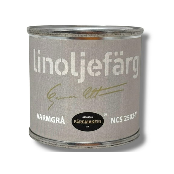 Ottosson - Swedish Linseed Oil Paint - ( Warm Grey Sample Size 100ml )